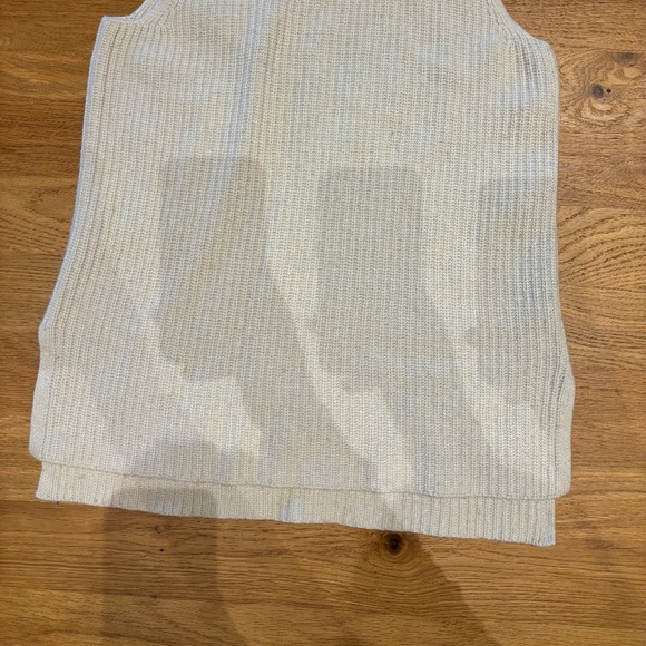 J.Crew Rib Knit Sleeveless Crew Neck Sweater Cotton & Merino Wool Blend - Picture 10 of 13